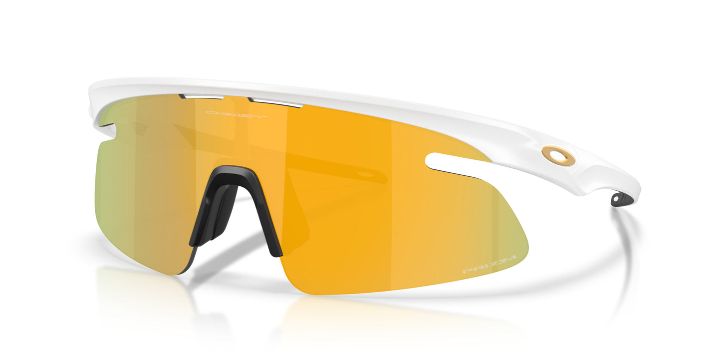 OAKLEY RSLV LITE MATTE WHITE SUNGLASSES w/ PRIZM 24K