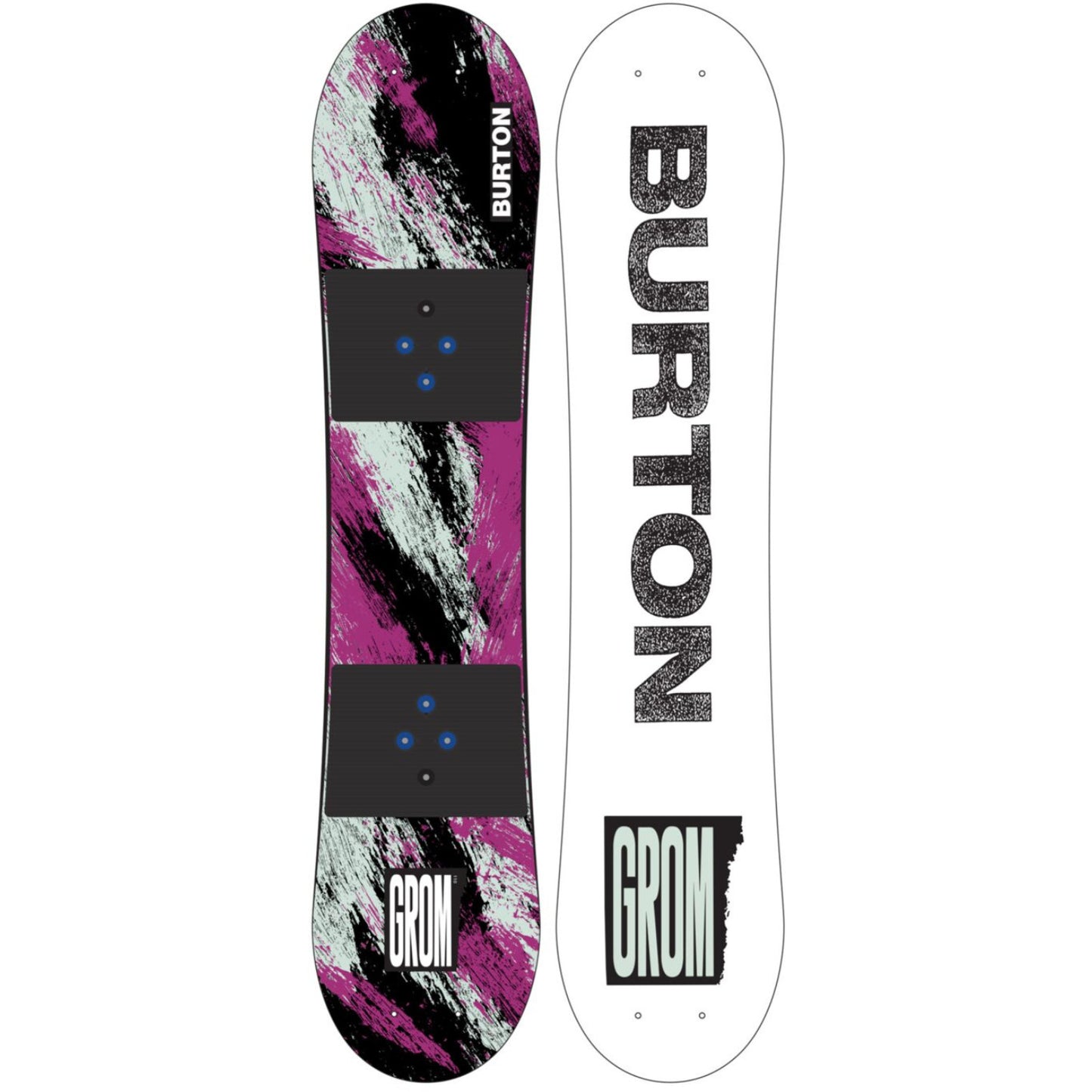2026 BURTON KIDS GROM FLAT TOP SNOWBOARD PURPLE/TEAL