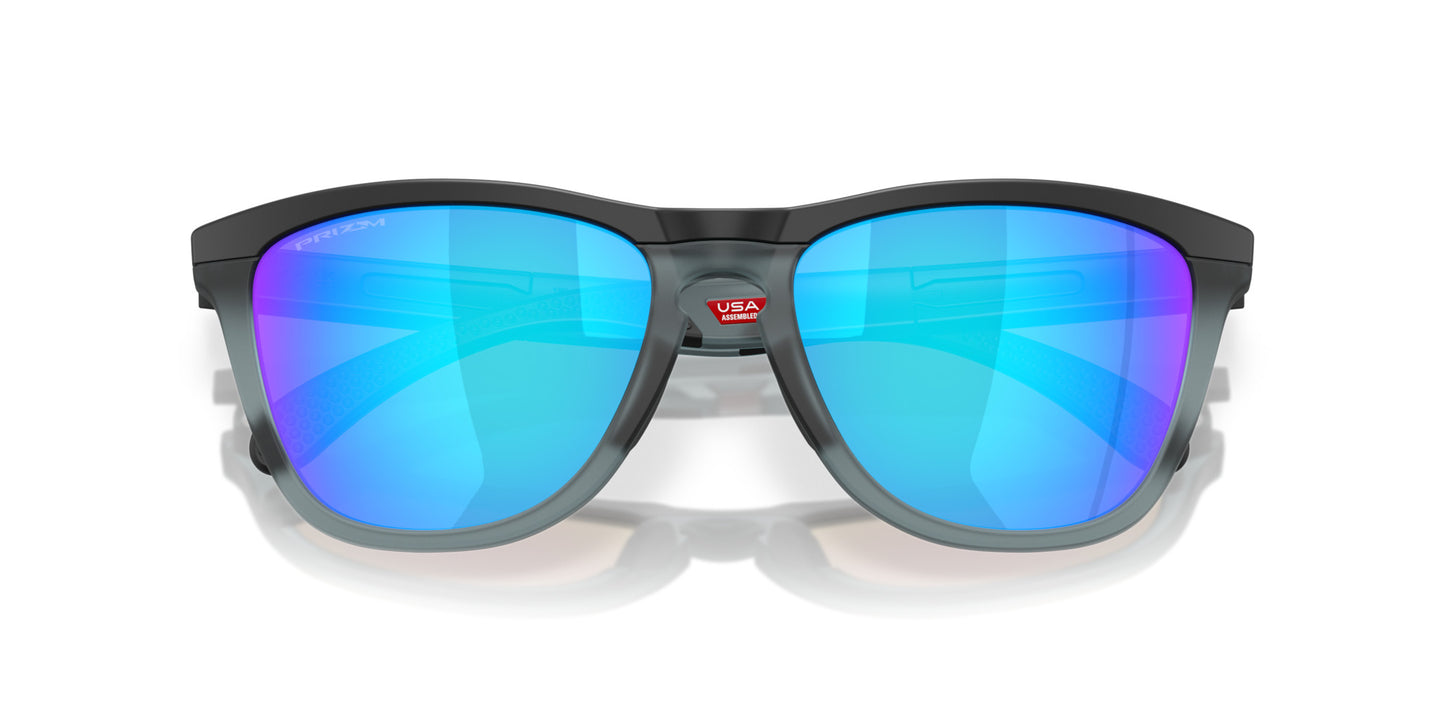 OAKLEY FROGSKINS RANGE MATTE BLACK SUNGLASSES w/ PRIZM SAPP