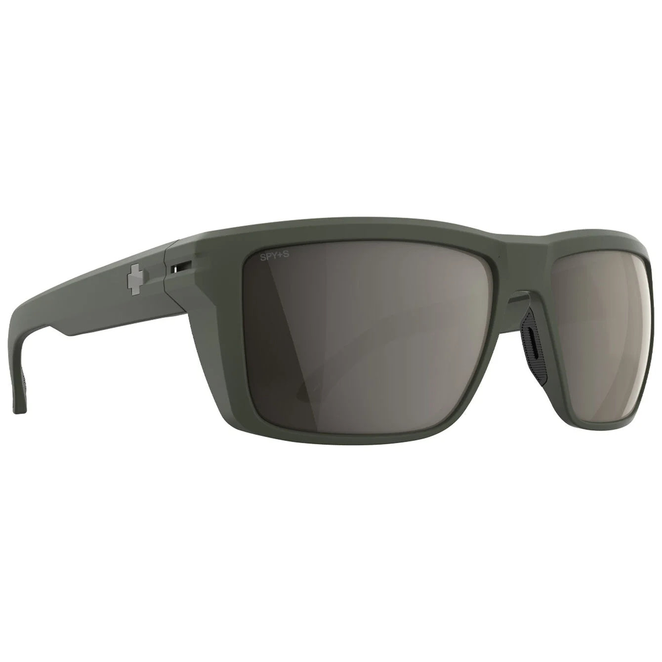 SPY OVERHAUL XL ANSI  MATTE OLIVE SUNGLASSES w/ HAPPY BRNZ PWTR MRR
