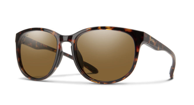 SMITH LAKE SHASTA TORT SUNGLASSES w/ CP BRWN PLR