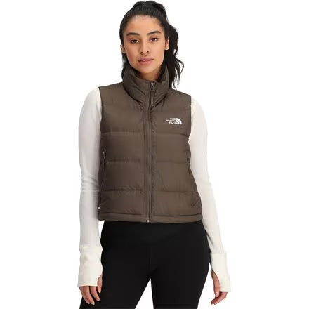 2025 TNF WMNS HYDRENALITE DOWN A-LINE VEST SMKY BRN