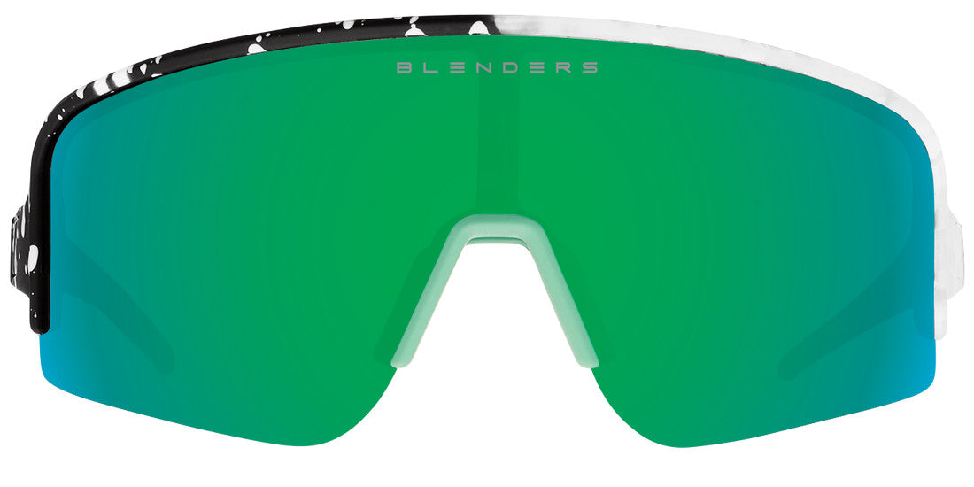 BLENDERS ECLIPSE X2 SUNGLASSES RISK TAKER w/ BLACK / GREEN POLAR
