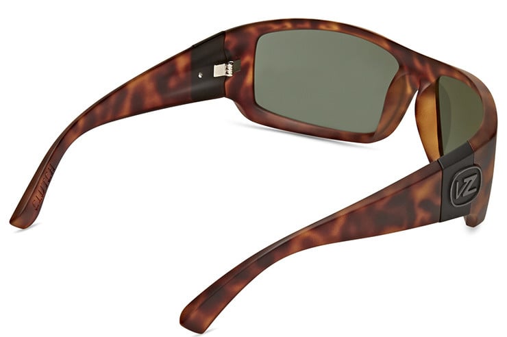 VONZIPPER CLUTCH VINTAGE TORT SATIN SUNGLASSES w/ VINTAGE GRY LENS