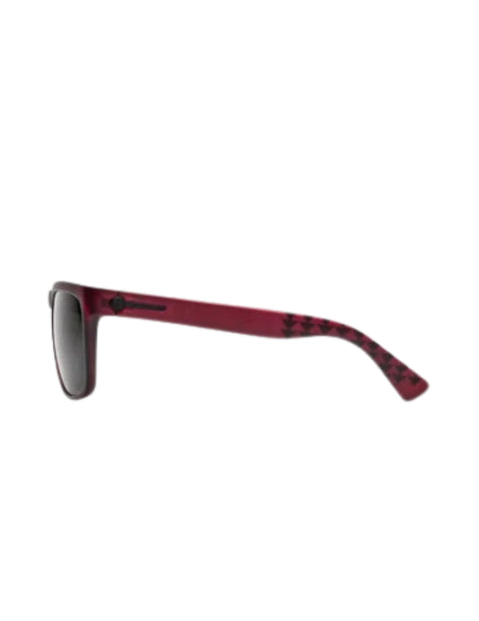 ELECTRIC KNOXVILLE JM MATTE BOARS BLOOD SUNGLASSES w/ GRY PLR LENS