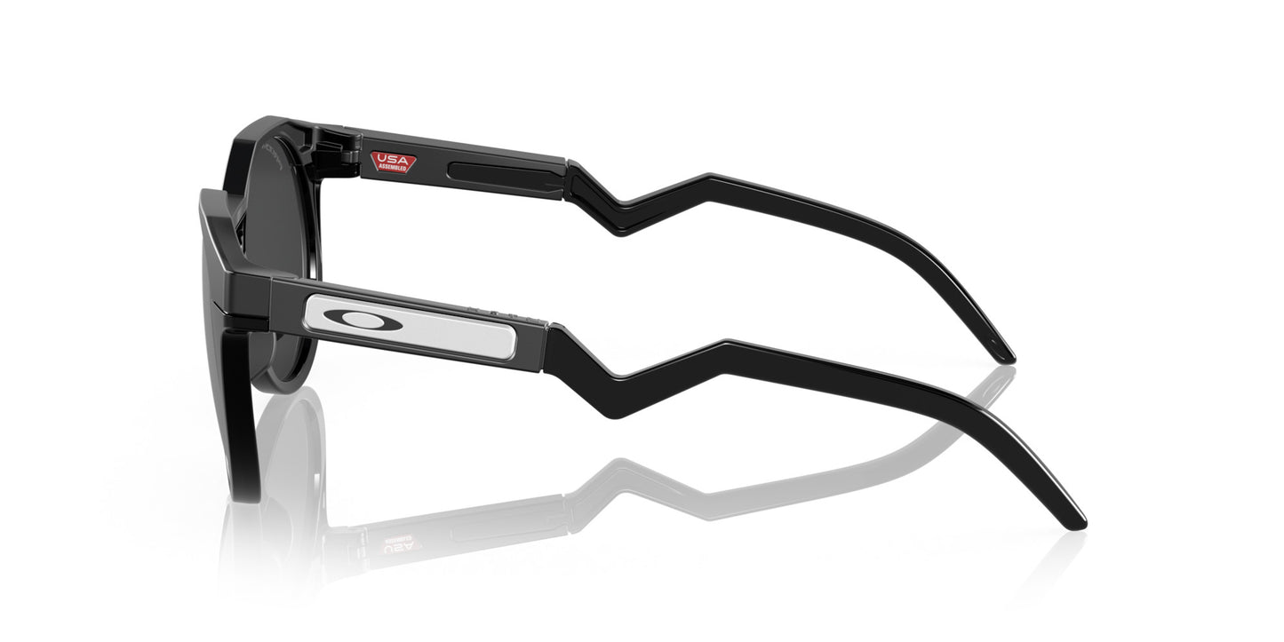 OAKLEY HSTN MATTE BLACK/POLISHED BLACK SUNGLASSES w/PRIZM BLACK