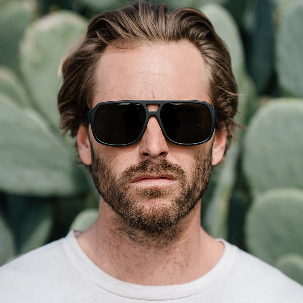ELECTRIC DUDE BLACK SUNGLASSES w/ GREY LENS