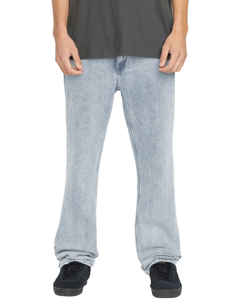 VOLCOM MENS SOLVER DENIM PANTS SU25 (CNA) CAROLINA BLUE