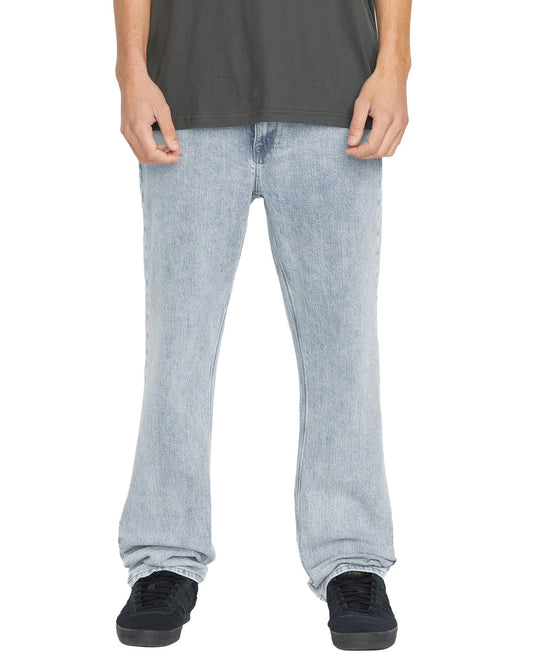 VOLCOM MENS SOLVER DENIM PANTS SU25 (CNA) CAROLINA BLUE