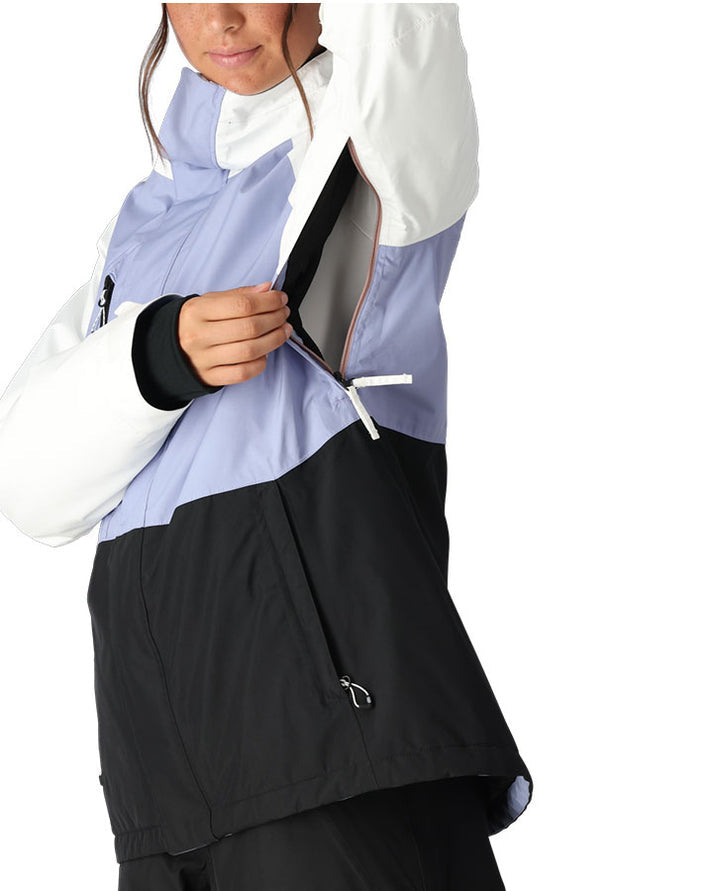 2025 686 WMNS GORE-TEX WILLOW JACKET PPL IMPRSN CLRBLK