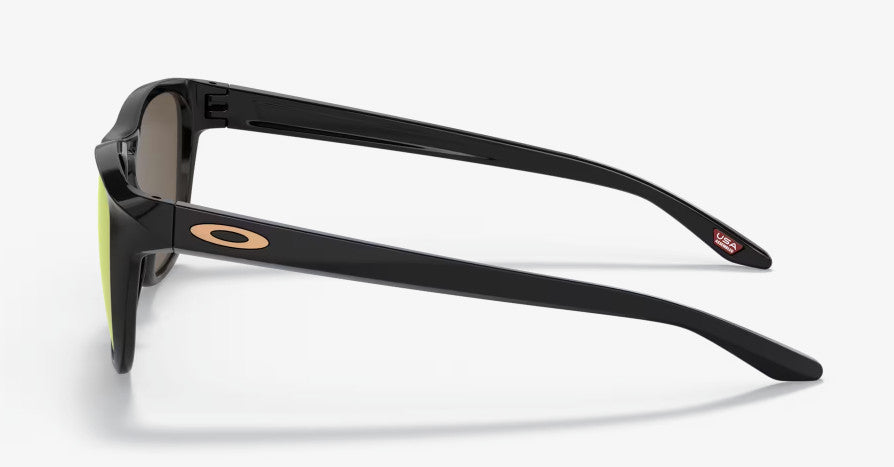 OAKLEY MANORBURN POLISHED BLACK SUNGLASSES w/PRZM ROSE GLD
