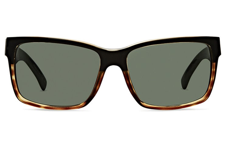 VONZIPPER ELMORE HARDLINE BLACK TORT SUNGLASSES w/ VNTG GRY LENS