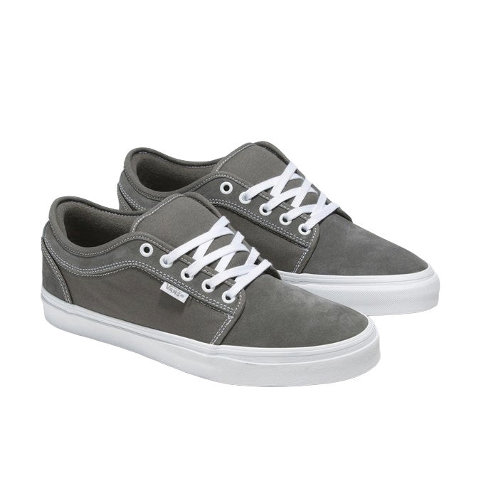 VANS MENS SKATE CHUKKA LOW SHOE FA23 (195) PEWTER/TRUE WHT