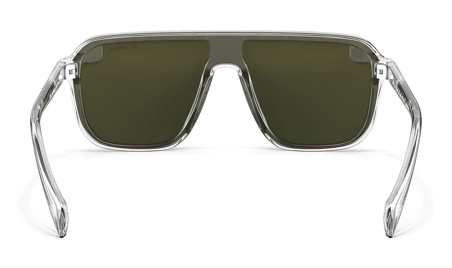 BLENDERS MEISTER X2 FOG SUNGLASSES CRYS GREY w/ PINK PLR LENS
