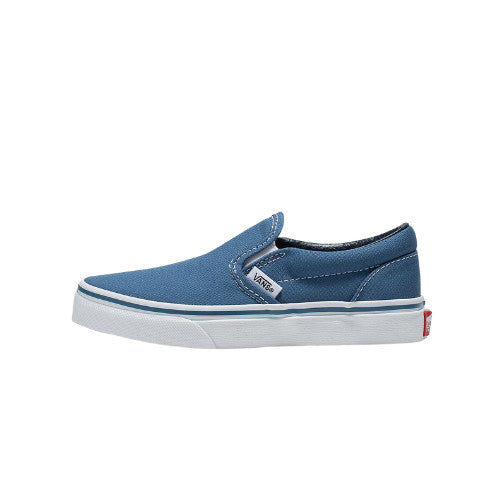 VANS BOYS CLASSIC SLIP-ON SHOES SP24 NAVY/TRUE WHITE