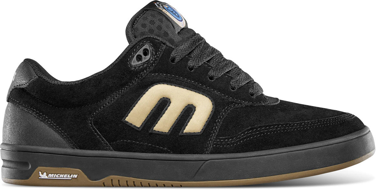 ETNIES MENS AURELIAN MICHELIN SHOE SP24 BLACK/GOLD