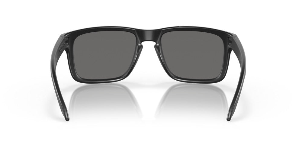 OAKLEY HOLBROOK MATTE BLK SUNGLASSES w/ POSI RED IRID LENS