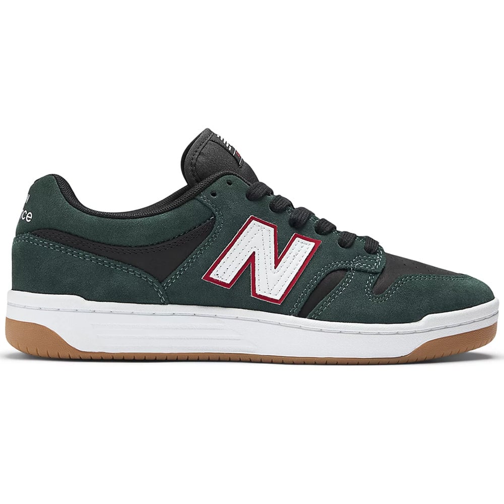 NEW BALANCE MENS NUMERIC FOY 80 SHOE SP25 GREEN/BLACK