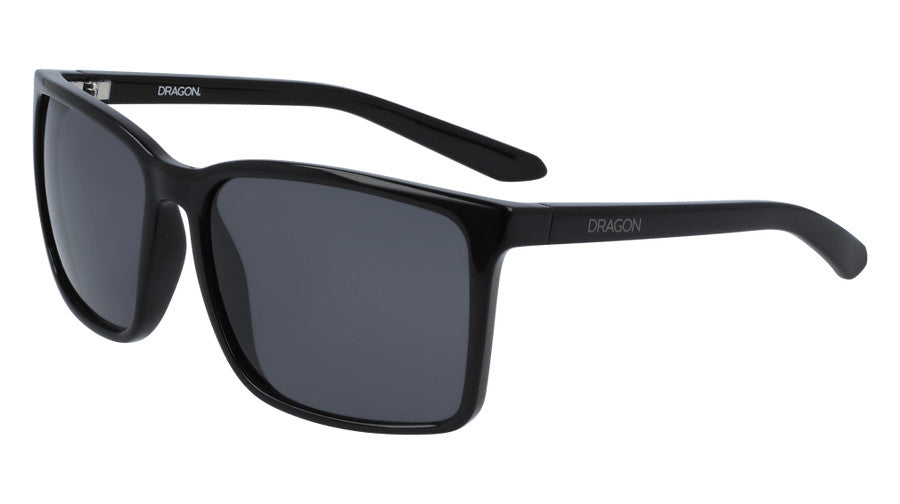DRAGON MONTAGE SHINY BLACK SUNGLASSES w/ SMK LENS