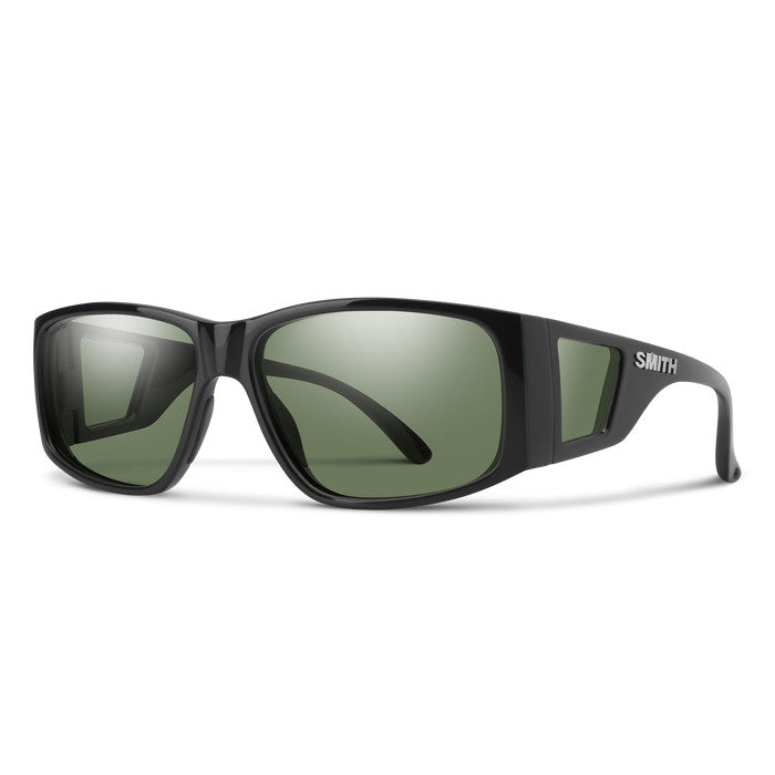 SMITH MONROE PEAK SUNGLASSES MATTE BLACK w/PC CP PLR GG