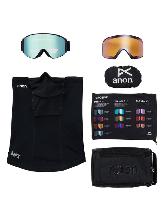 2026 ANON M4S CYL GGL BLACK w/PRCV VRBL