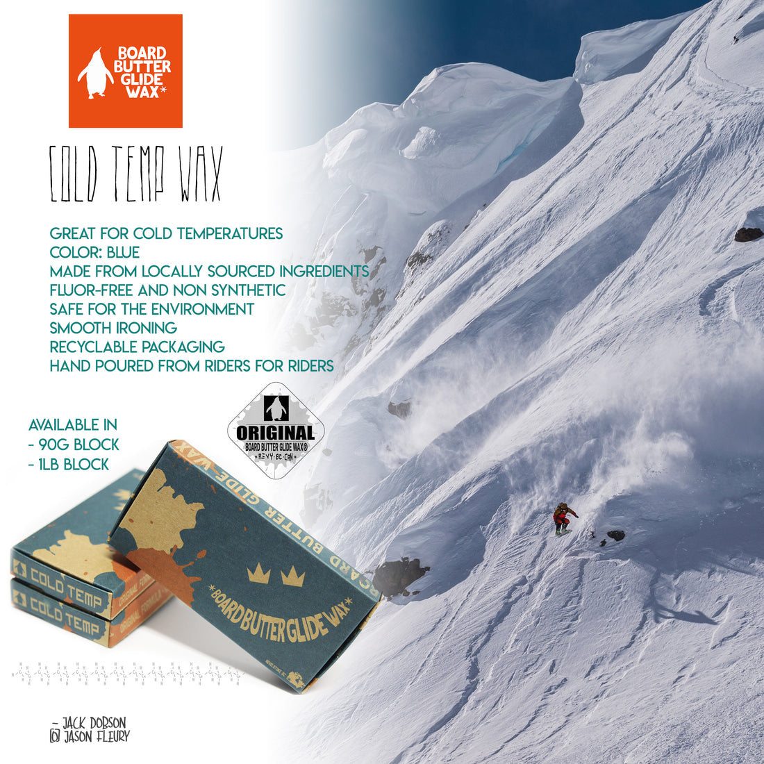 2026 BOARD BUTTER COLD TEMP WAX -18C BLUE