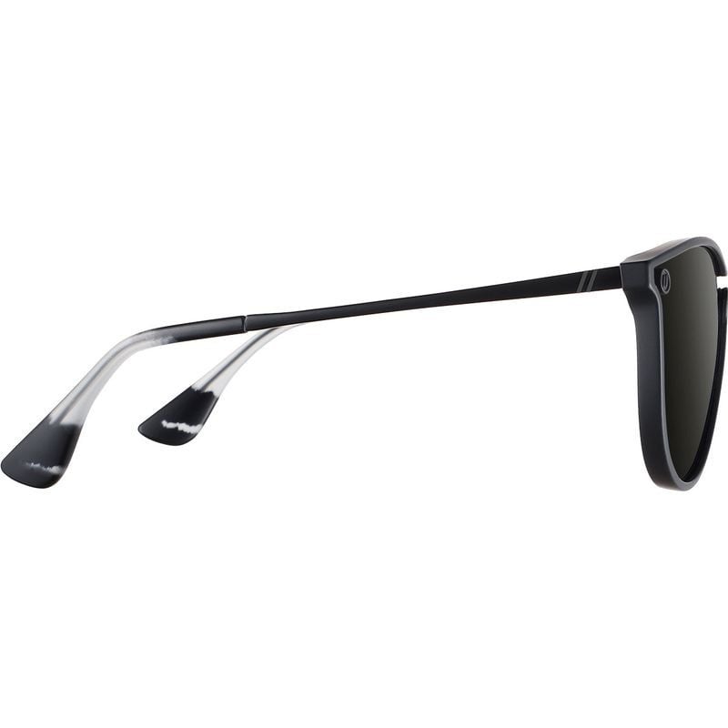 BLENDERS NORTH PARK X2 LEGEND BOUND SUNGLASSES SATIN BLACK w/ SMOKE PLR LENS