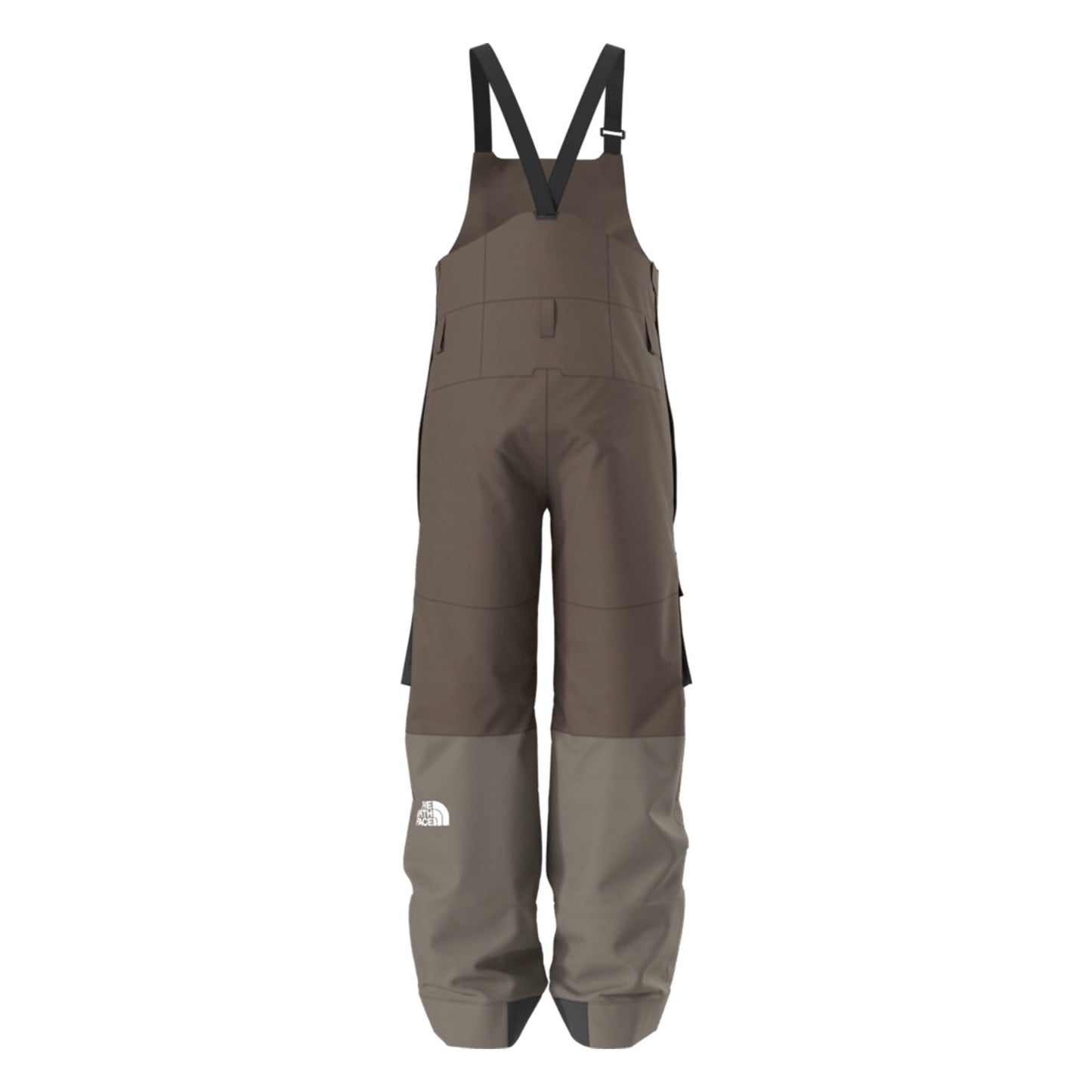 2026 TNF WMNS DRAGLINE BIB PANT LNG BLK/SMKY BRN/MCA BRN