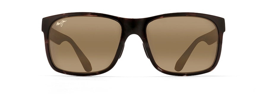 MAUI JIM RED SANDS BLACK GRY TORT SUNGLASSES w/ HCL BRNZ PLR LENS