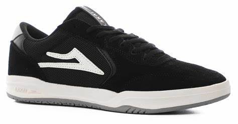 LAKAI MENS ATLANTIC SHOES SP23 BLACKLIGHT/GREY SUEDE