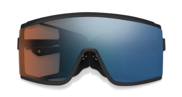SMITH PURSUIT MATTE BLACK SUNGLASSES W/CP GLCR PHTCHRMC CPPR GRY BLU MRR