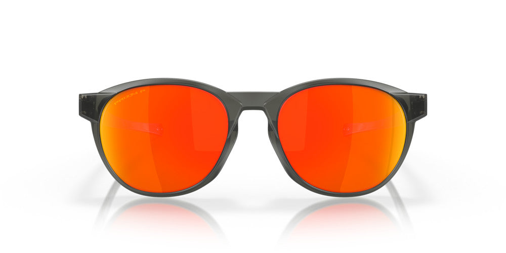 OAKLEY REEDMACE MATTE GRY SMOKE SUNGLASSES w/ PRIZM RUBY PLR LENS
