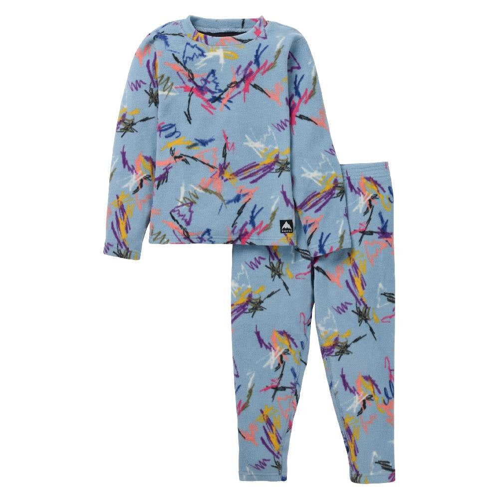 2026 BURTON TODDLERS HEAVYWEIGHT FLEECE SET SCRIBBLE