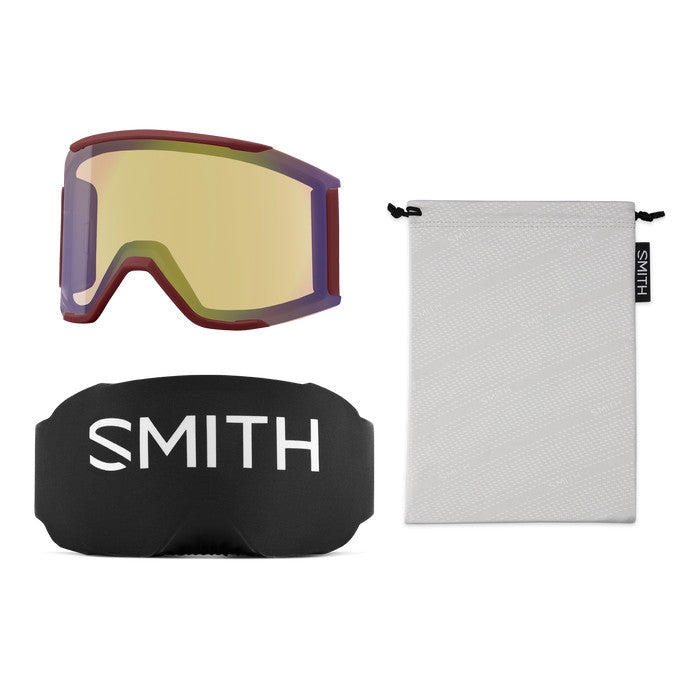 2026 SMITH SQUAD MAG GGL IRNWD w/ CP EVRDY RED MRR + CP STRM YLW FLASH