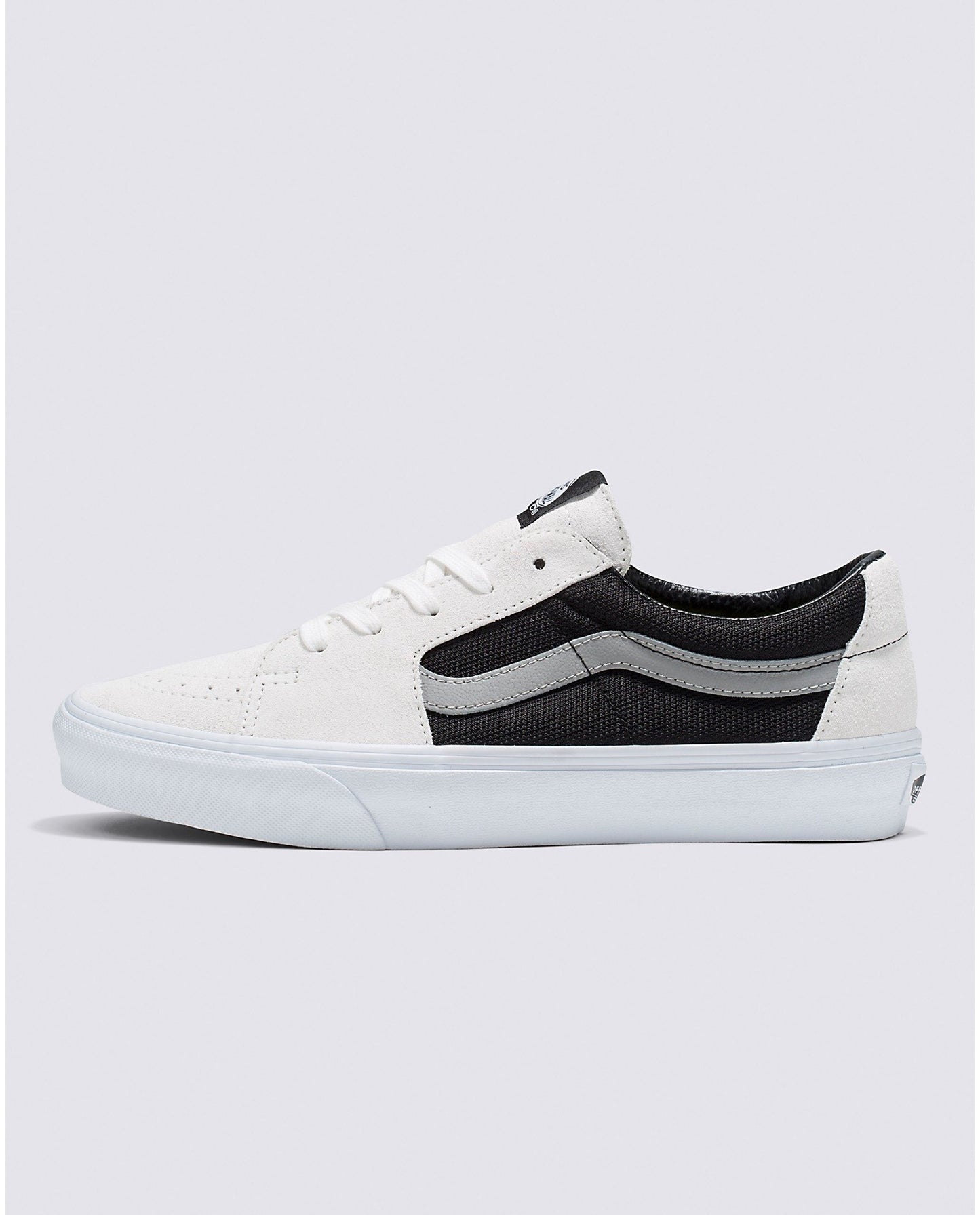 VANS MENS SK8-LOW SHOES SU23 2TONE WHITE/BLACK