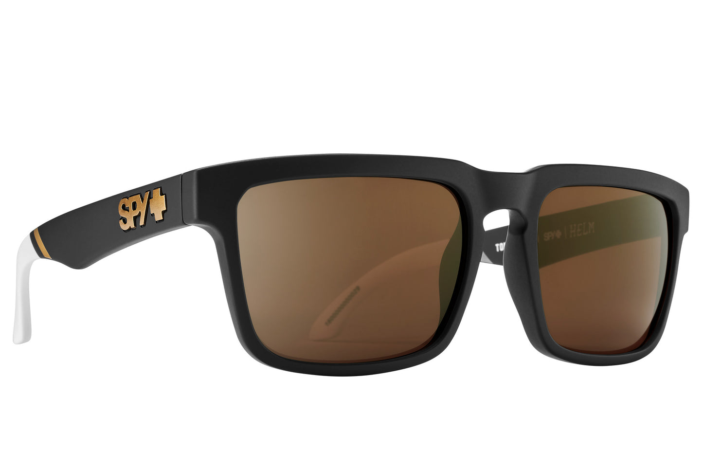 SPY HELM SPY PLUS TOM WALLISCH SUNGLASSES w/ HAPPY BRNZ GOLD SPEC MRR
