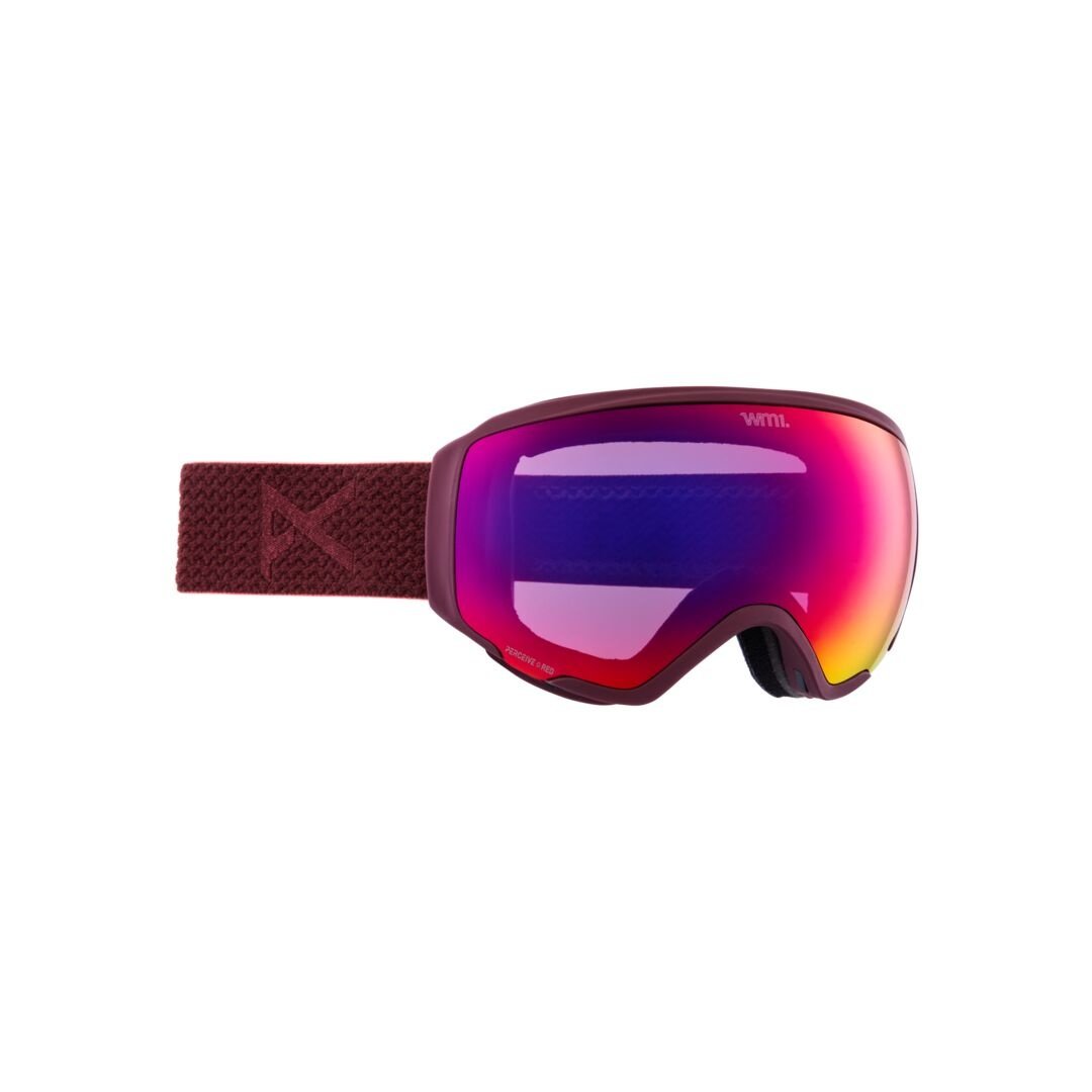 2023 ANON WM1 MFI GOGGLE W/ SPARE MLBRY/PRCV SUN RED