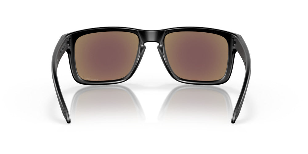 OAKLEY HOLBROOK MATTE BLK SUNGLASSES w/ PRIZM SAPPHIRE IRID PLR