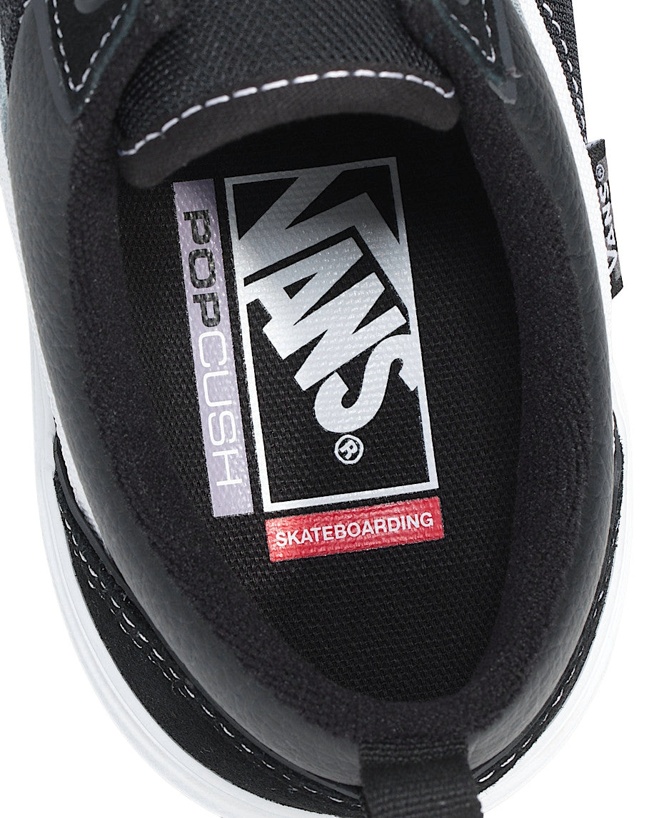 VANS MENS SKATE OLD SKOOL WAFFLECUP SHOES SP26 (BA2) BLACK/WHITE
