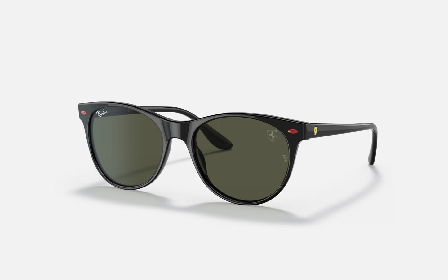 RAY-BAN FERRARI SUNGLASSES BLACK w/ G-15 GRN