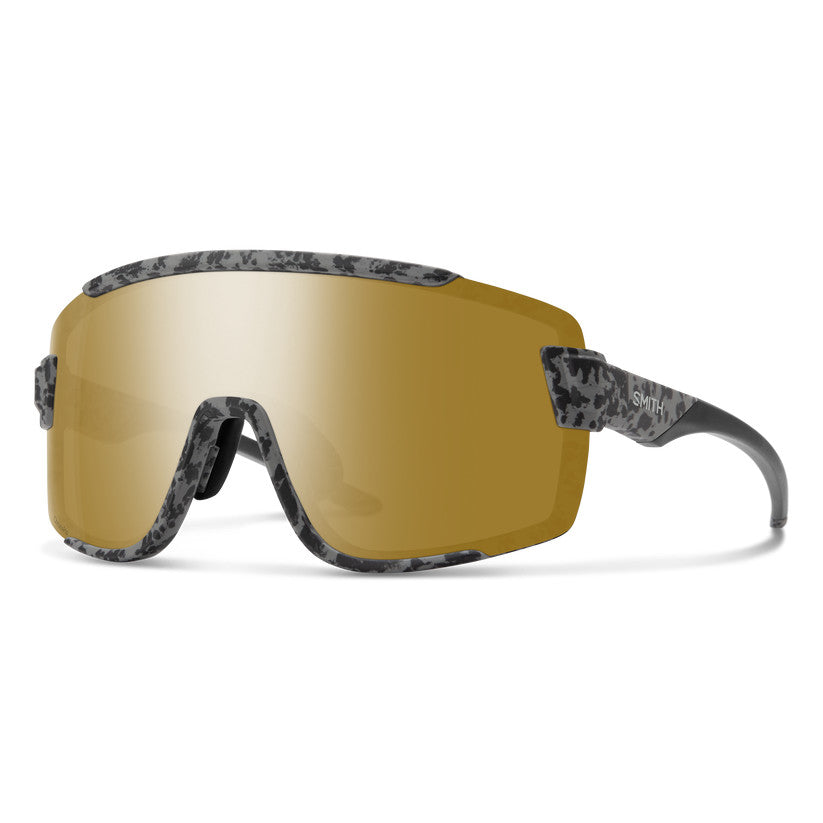 SMITH WILDCAT MATTE GREY SUNGLASSES w/ MRBL/PC/CP PLR BRZ