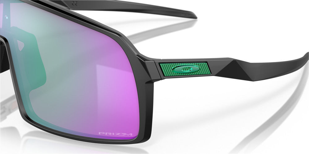 OAKLEY SUTRO MATTE BLK SUNGLASSES w/ PRIZM ROAD JADE LENS