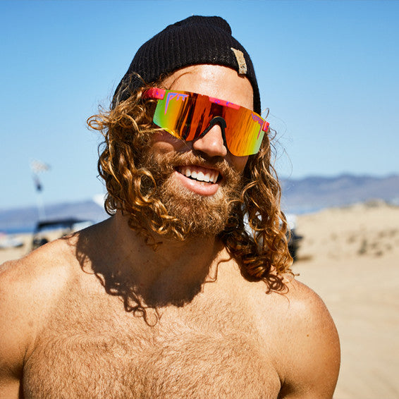 PIT VIPER THE RADICAL POLARIZED DOUBLE WIDES SUNGLASSES