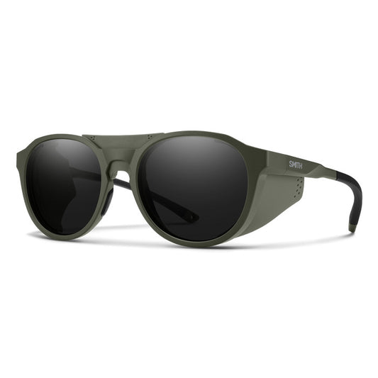 SMITH VENTURE MATTE MOSS SUNGLASSES w/PC CP PLR BLK