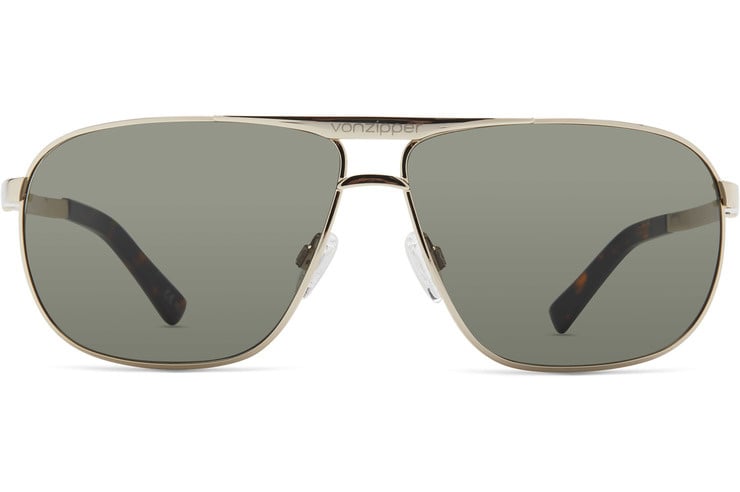 VONZIPPER SKITCH GOLD SUNGLASSES w/ VINTAGE GRY LENS