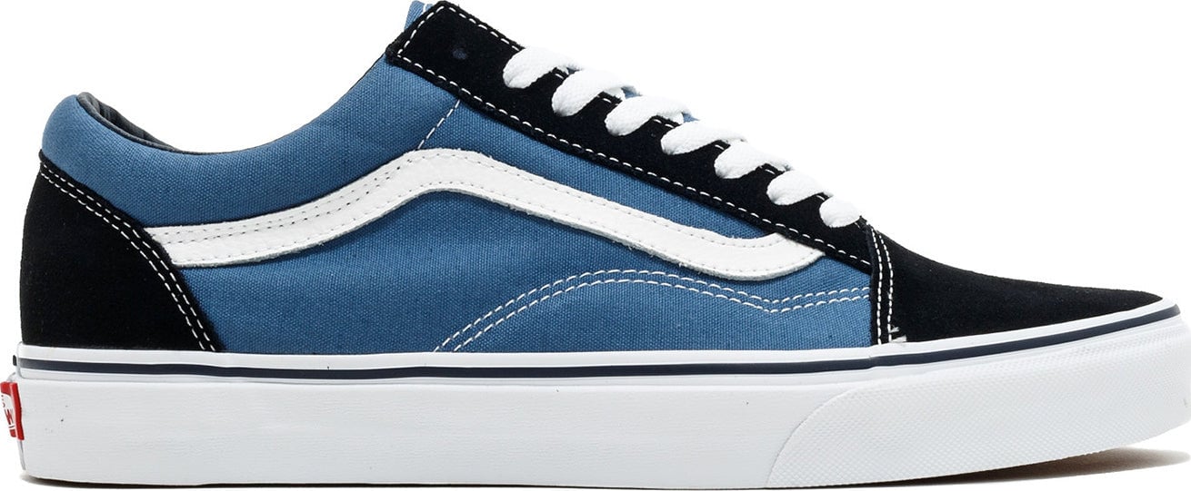 VANS MENS SKATE OLD SKOOL SHOE SP25 NAVY/WHITE