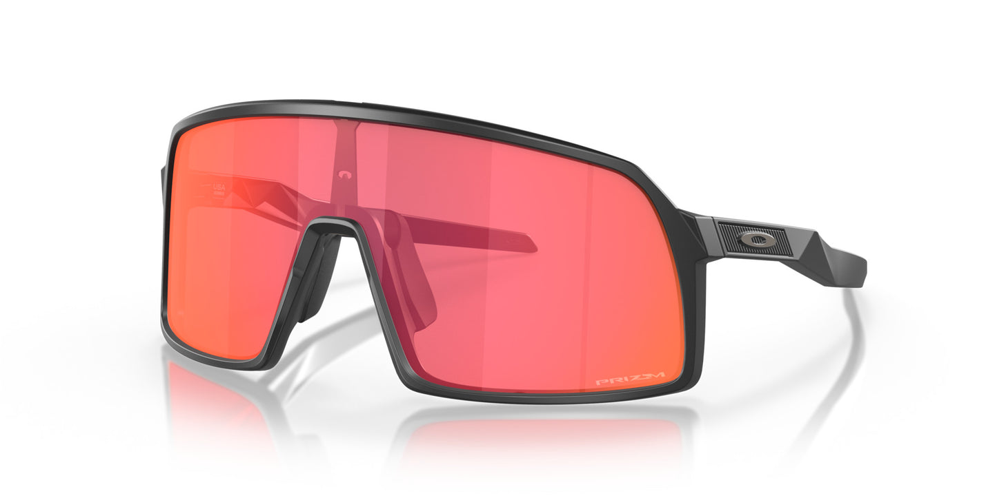 OAKLEY SUTRO S MATTE BLK SUNGLASSES w/ PRIZM TRAIL TORCH