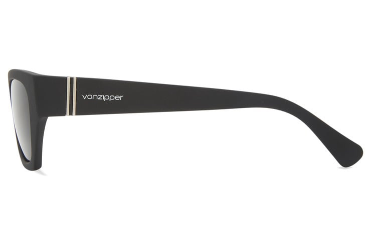 VONZIPPER STRAY BLACK GLOSS SUNGLASSES w/ GRY LENS