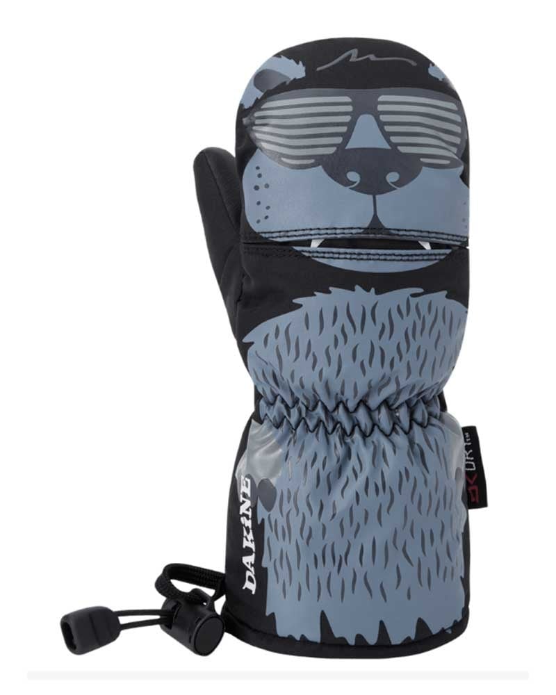 2026 DAKINE TODDLER SCRAMBLER MITTS BLACK/FLINT STONE
