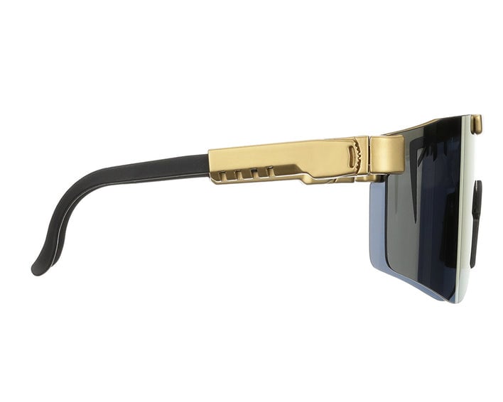 PIT VIPER THE GOLD STANDARD DOUBLE WIDE POLARIZED SUNGLASSES